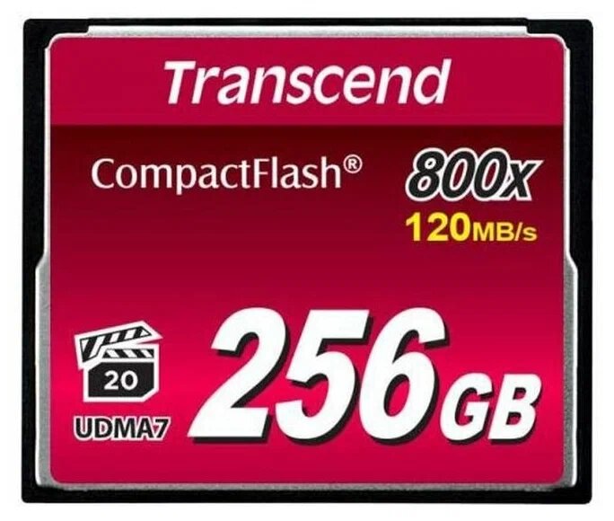 Флеш карта CF 256GB Transcend, 800X