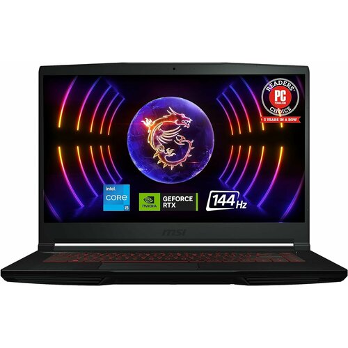 Игровой ноутбук MSI Thin GF63 (Core i5-12450H/8Gb/512Gb/15.6 FHD 144Hz/RTX 2050 4GB/Windows 11 Home ) английская клавиатура