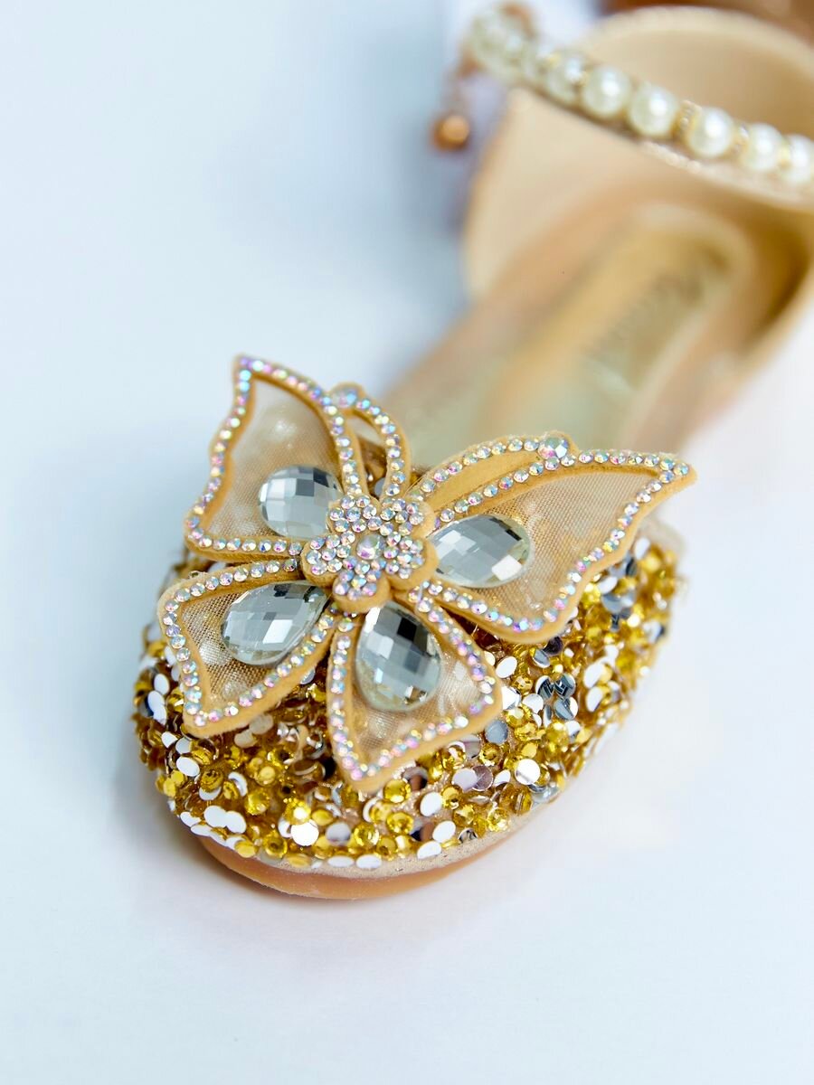 Туфли Мэри Джейн размер 29, , золотистый — фото 1