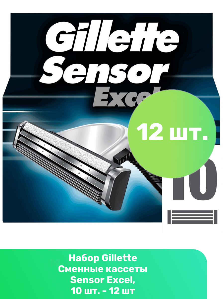 фото Сменные кассеты Gillette Sensor Excel