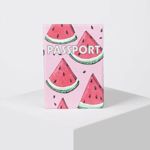 Обложка для паспорта , розовый обложка для паспорта цвет розовый арбузы 4 шт