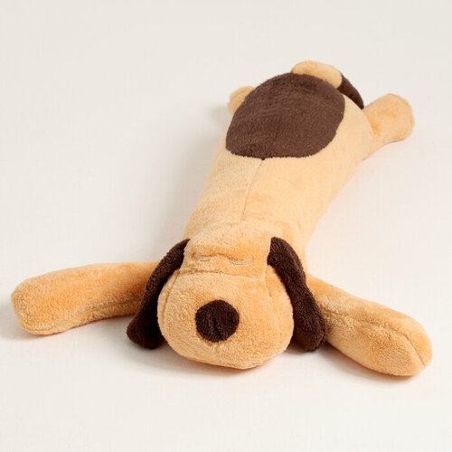 мягкая игрушка собака корги цвет коричневый 45 см Мягкая игрушка «Собака», 90 см, цвет коричневый