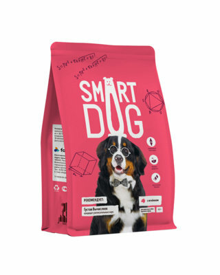 Smart Dog (Смарт дог) Для взрослых собак крупных пород с ягненком 18 кг