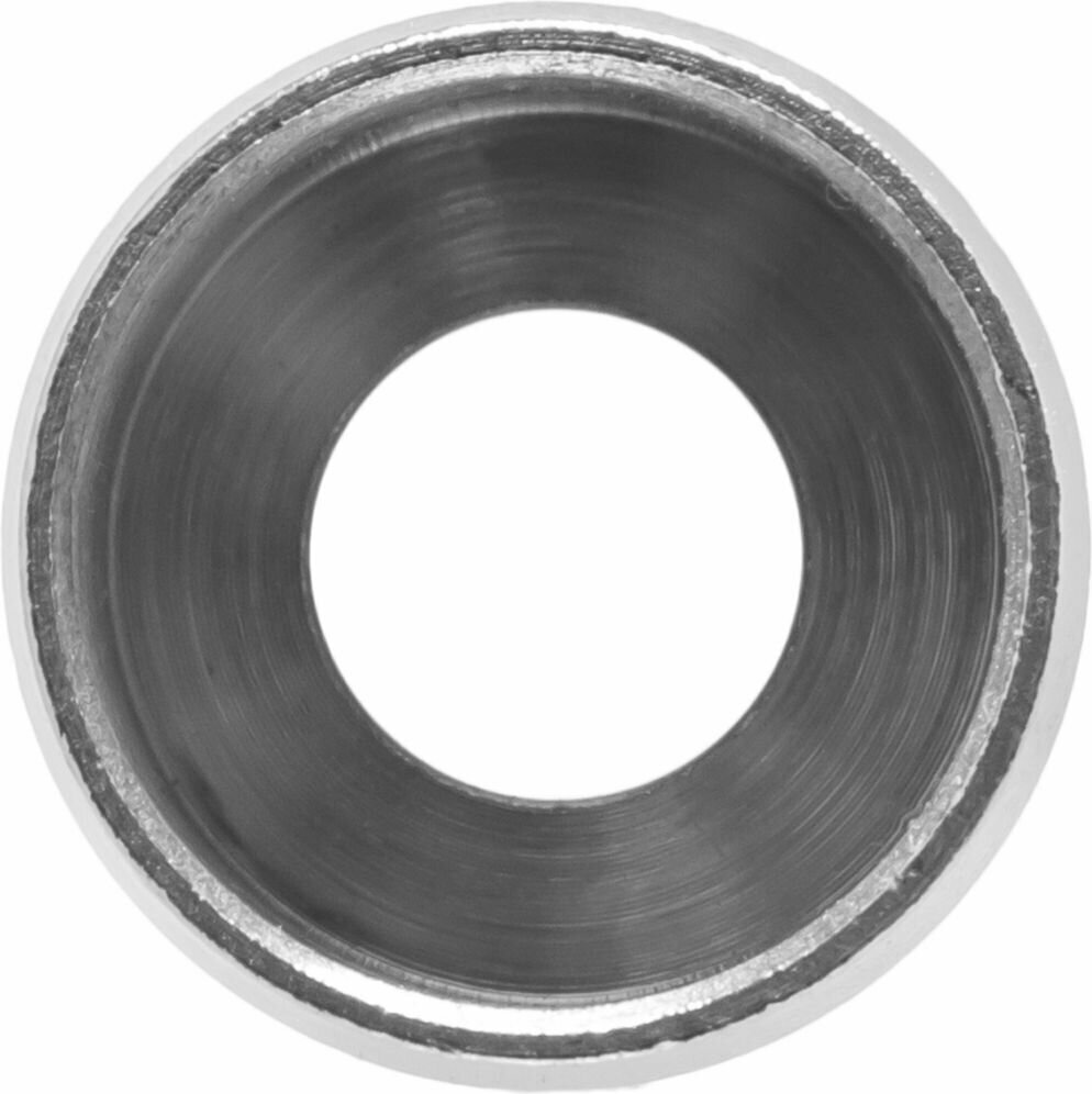 Трубка соединительная для садовых шлангов 1/2" - 3/4", латунь никелированная — фото 1