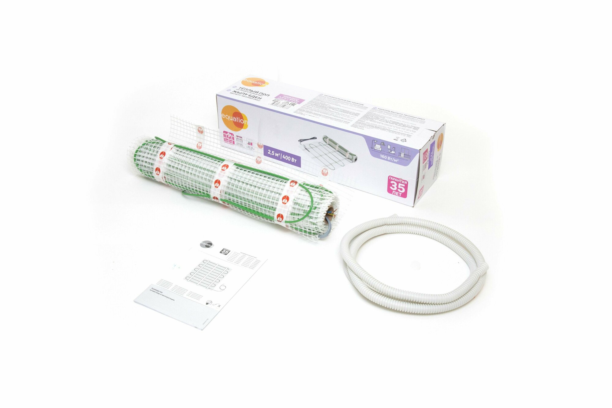 фото Нагревательный мат для теплого пола Equation 2.5 м2 400 Вт
