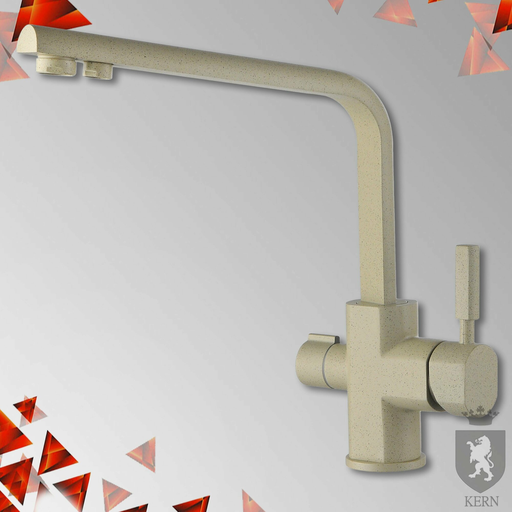 Смеситель для кухни под фильтр KERN 2051 гранит