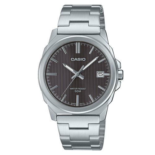Наручные часы CASIO, серый, серебряный