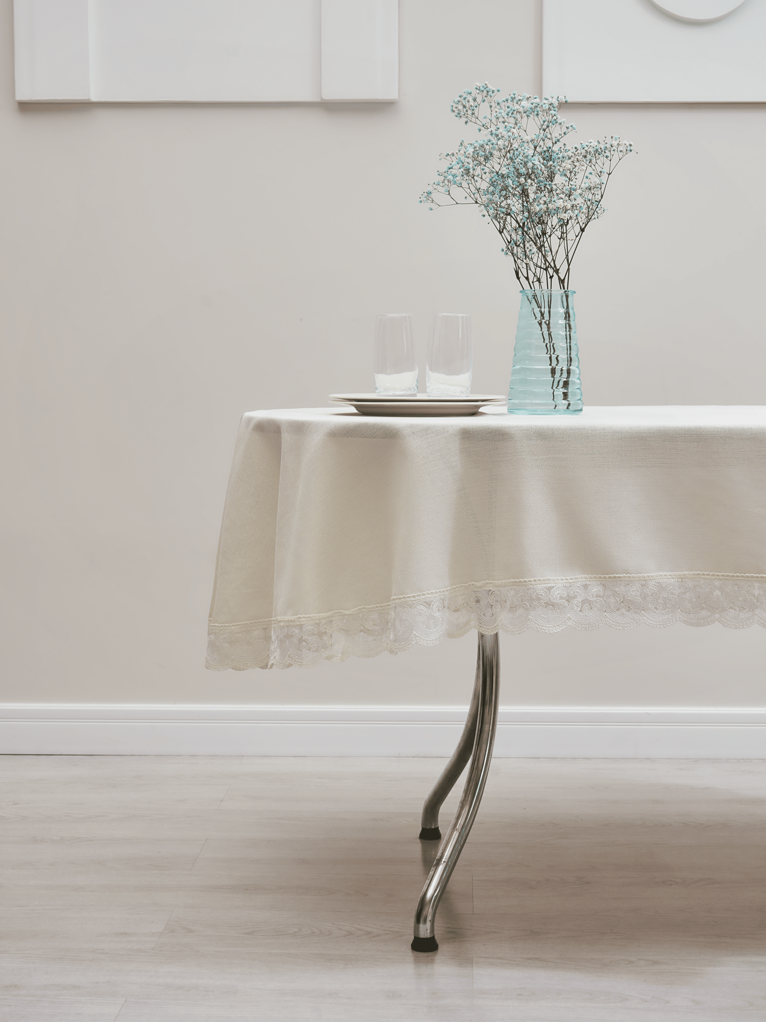 фото Скатерть на стол овальная 160х220 см с пропиткой