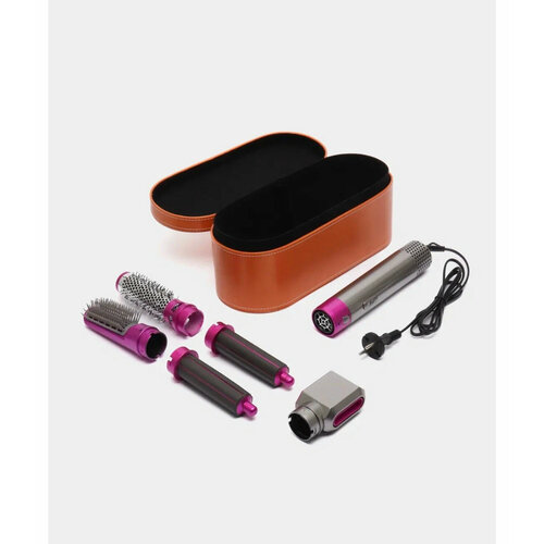 Фен для волос профессиональный мультистайлер с насадками в наборе плойка для укладки с турмалиновым покрытием 289000₽