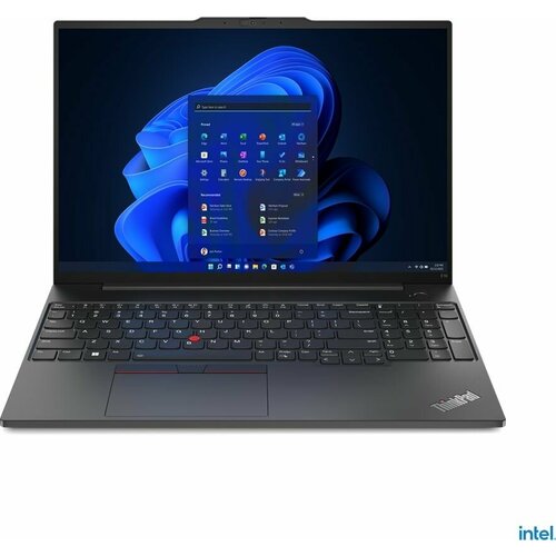 Ноутбук Lenovo Thinkpad E16 Gen 1 16 1920x1200 IPS Intel Core i7-1355U 16GB DDR4 512GB SSD Intel Iris Xe Без OC black 21JN009NRT 12425700₽