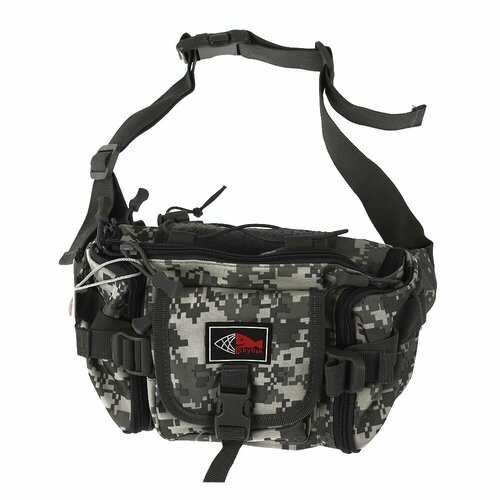 Сумка поясная SkyFish, фактура зернистая