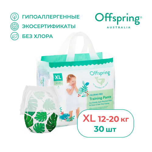 фото Offspring трусики xl (12-20 кг), 30 шт., тропики