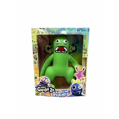 Гуджитсу тянущаяся игрушка-антистресс Goo Jit Zu Rainbow Friends, монстр радужные друзья зеленый