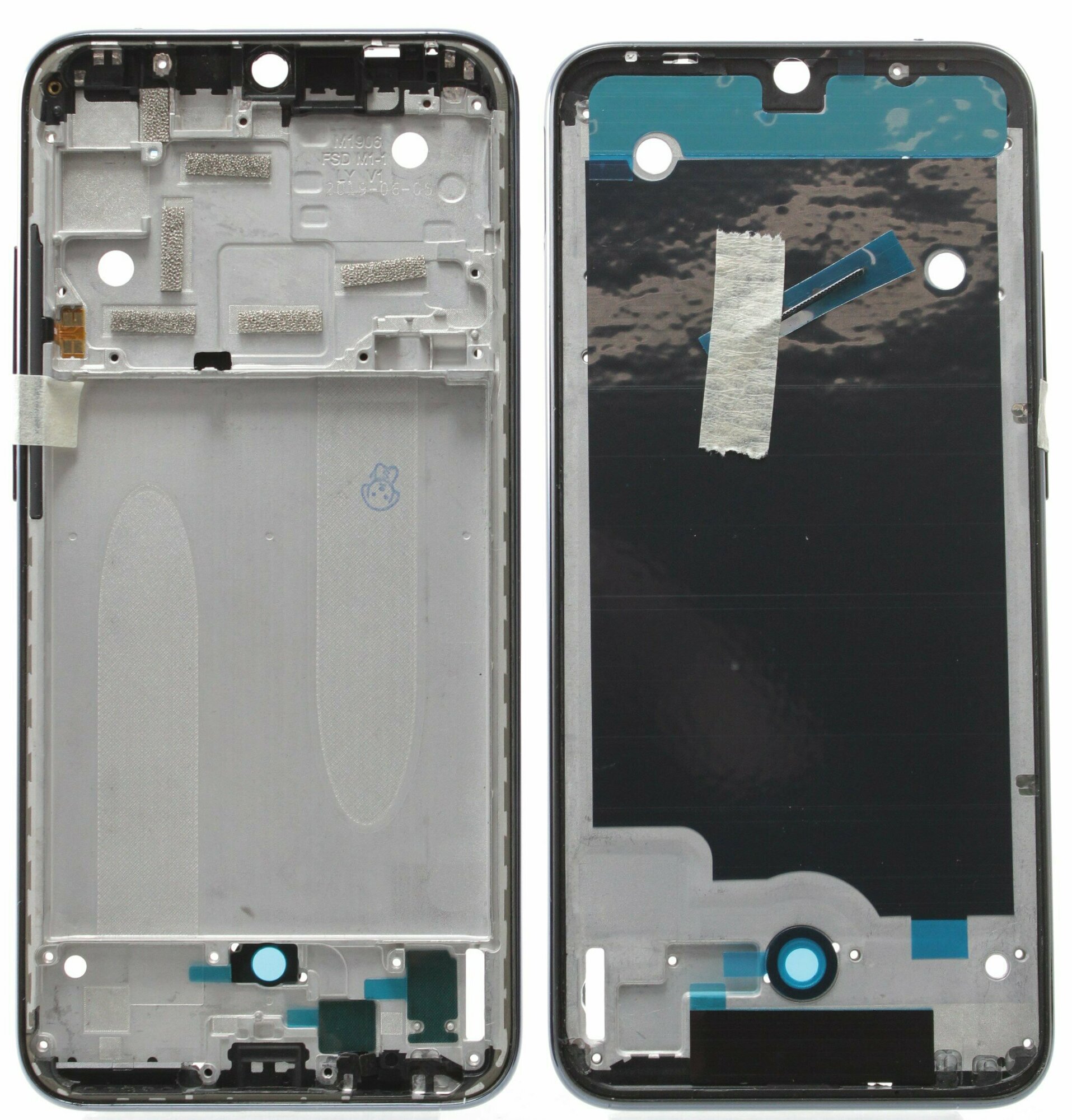Рамка дисплея для Xiaomi Mi A3 Черная