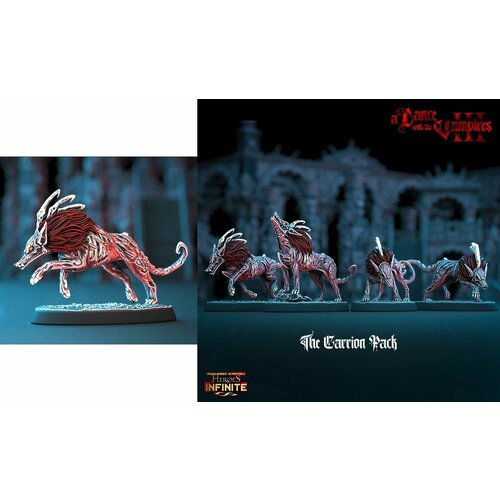 Миниатюра Vampire Dire Wolve Carrion Pack