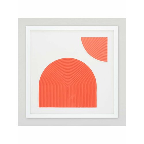 Рельефная картинана на стену в раме 30x40 Коралл