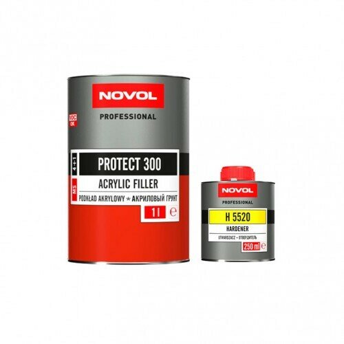 NOVOL Грунт 4+1 MS NOVOL PROTECT300 Черный (1л+отв.0,25) (к-т)