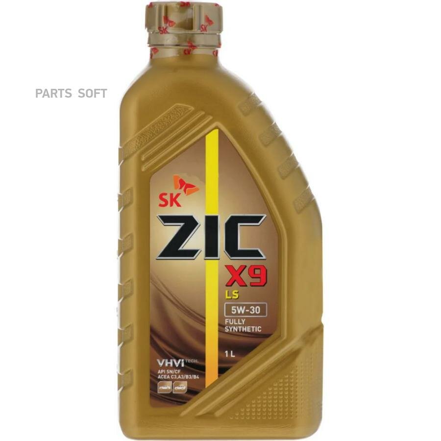 Моторное масло ZIC X9 LS 5W-30 1л синтетическое - фото №1