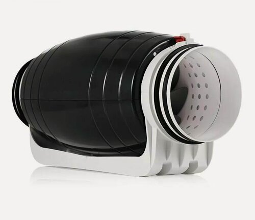 Изображение товара Бесшумный канальный вентилятор Dastech HDD-150PEZE с беспроводным сенсорным переключателем (9 скоростей)