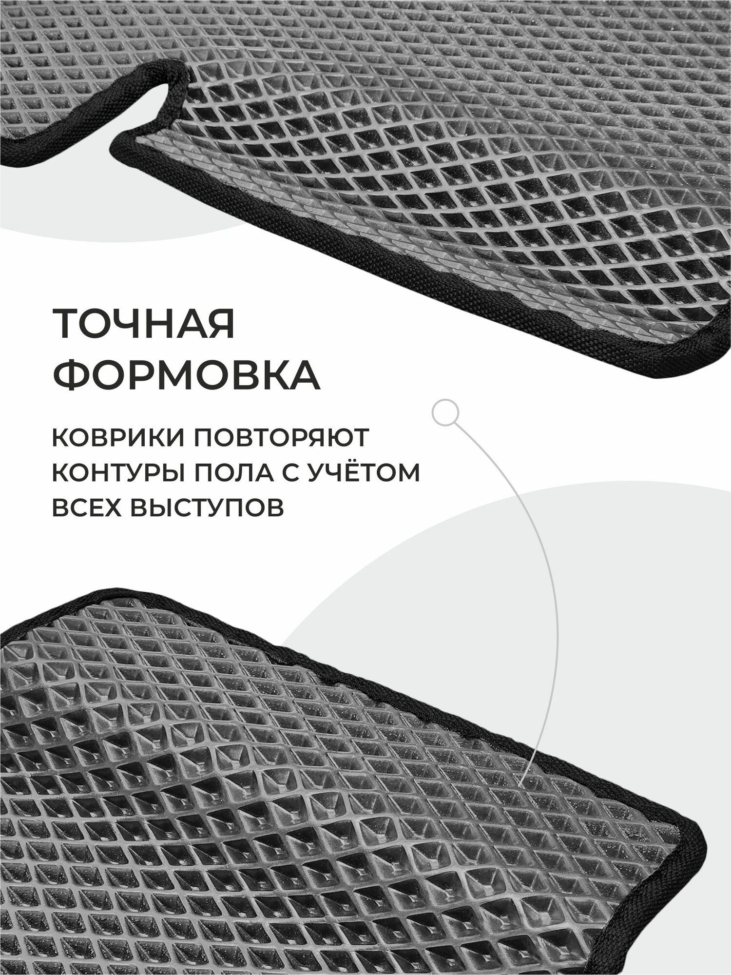 3D Автомобильные коврики EVA в салон Chery Tiggo 7 Pro MAX NEW I рестайлинг (2024-) — фото 1