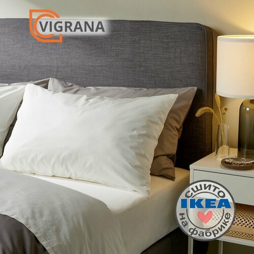 Простыня 150x260 VIGRANA ульвидоро белый поплин