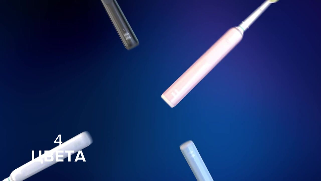 Электрическая зубная щетка Oral-B Pro Series 3, набор из 2 штук, с датчиком давления на десны, Черная и Белая — фото 1