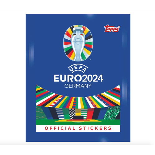 10 пакетиков EURO 2024 Topps (60 наклеек)