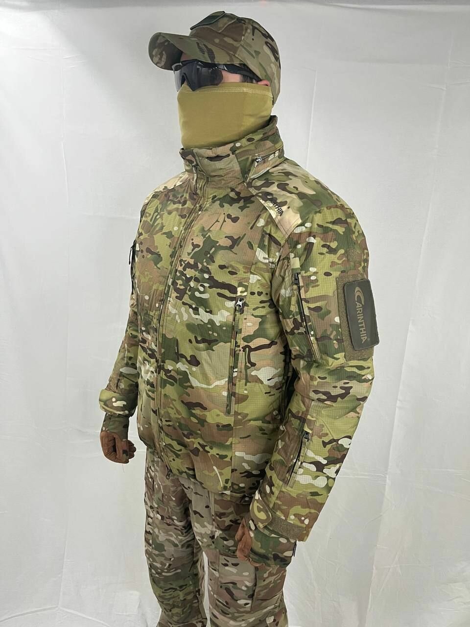 Куртка  Осень-зима 2024, размер 2XL, камуфляж — фото 1