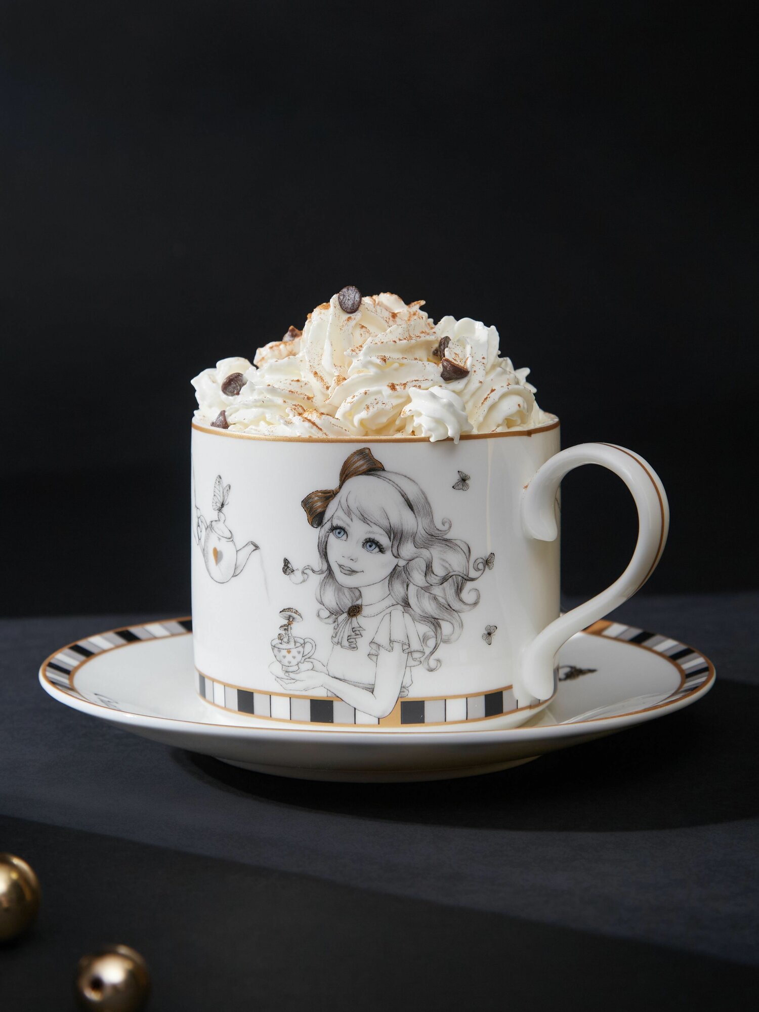 Чайная пара Lefard "Wonderland", на 1 персону, 2 предмета, фарфоровая, 290 мл. — фото 1