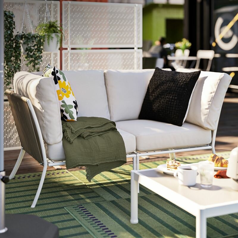 Диваны Садовые IKEA Одноместный открытый диван сегерон