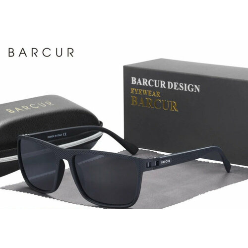 Солнцезащитные очки BARCUR, черно-серый