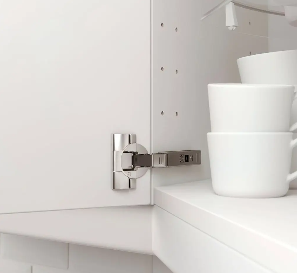 Петли IKEA UTRUSTA - икеа утруста , угловые 45 градусов, c доводчиком, 903.681.50 - 2 шт. — фото 1