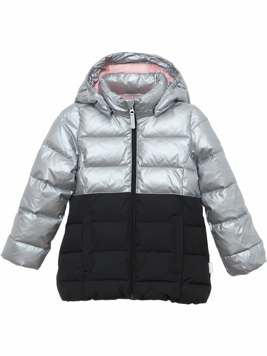 Куртка Lassie, размер 110, серый/черный — фото 1