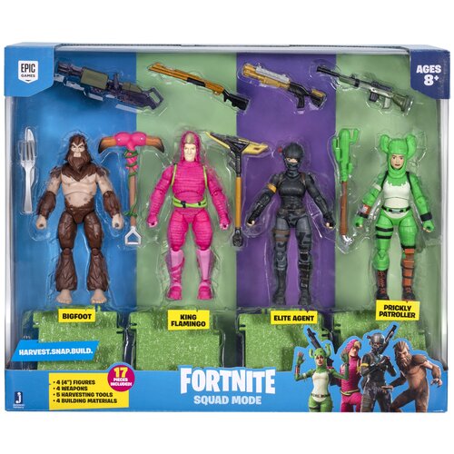 Набор фигурок Фортнайт 4 шт Отряда Алхимиков Fortnite Alchemist Jazwares FNT0412