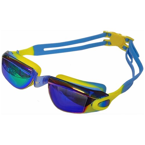 фото B31549-1 очки для плавания детские (синий мультиколор) hawk