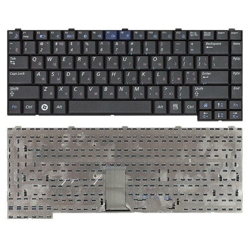 Клавиатура для ноутбука Samsung R510 R560 R60 R70 P510 P560 черная 1720₽