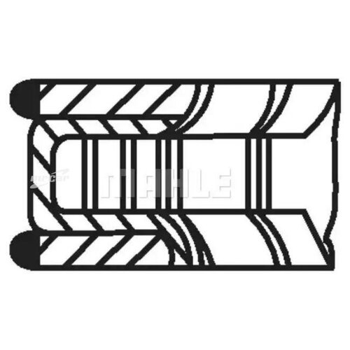 фото Mahle 44881n1 448 81 n1_кольца поршневые d82x1.5x2x3.94 0.4 1\ lada 2108, 2111, 2112 1.5 84