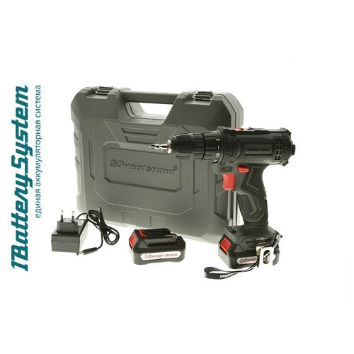 Аккумуляторный шуруповерт Энергомаш ДШ-12К 1BatterySystem 258900₽
