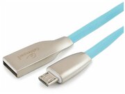 Micro USB кабель Cablexpert CC-G-mUSB01Bl-1M
