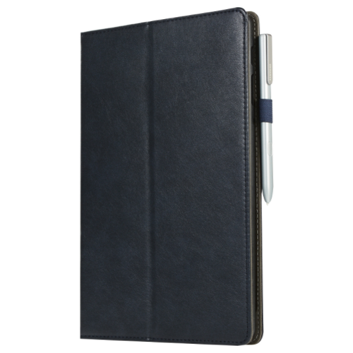 фото Чехол-книжка mypads для samsung galaxy tab a 10.5 sm-t590/ t595 (2018) с мульти-подставкой визитницей и держателем для руки черный