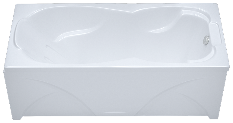 Акриловая ванна Triton цезарь 180x80 с каркасом, белая