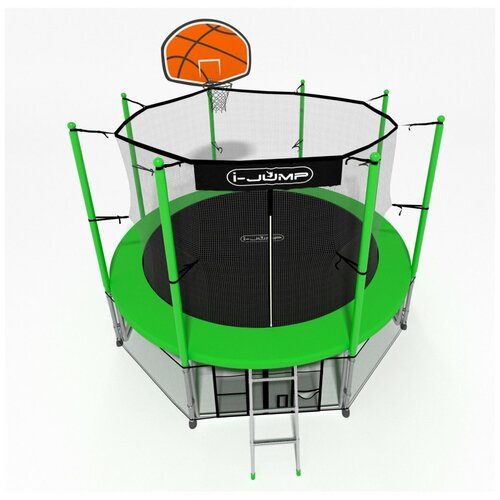 фото Батут i-jump basket 16ft green