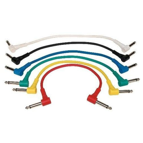 Rockcable RCL30031 D5 Кабель джек-джек, угловой (6 шт.) кабель 30 см джек джек 6 шт rockcable rcl30030 d5