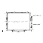 AVA MSA2283 радиатор системы охлаждения АКПП MB W210 2 0 2 2CDi 98 AVA QUALITY COOLING MSA2283 - изображение