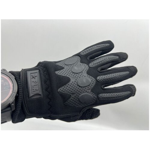 1 пара. Утеплённые тактические PLA перчатки Decoromir XL чёрные пальцы помогают говорить галкина г г дубинина т и