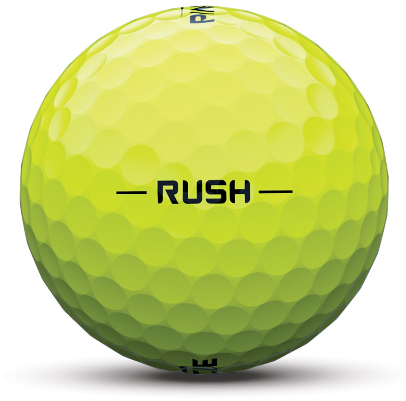 Мяч для гольфа Pinnacle Rushарт. P4134S-BIL 3шт желтый - фотография № 2