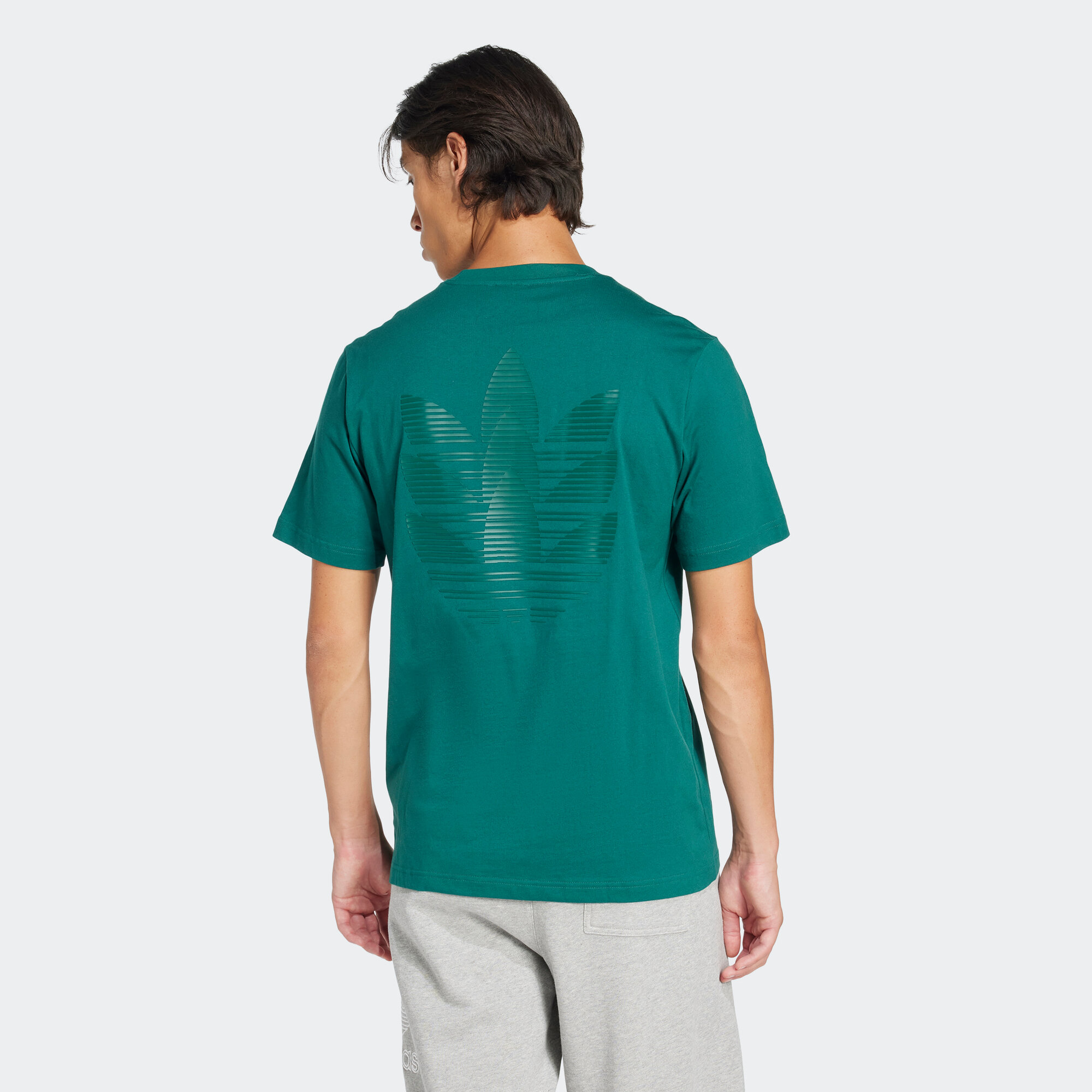 Футболка adidas Originals Trefoil Series, размер XL INT, зеленый — фото 1