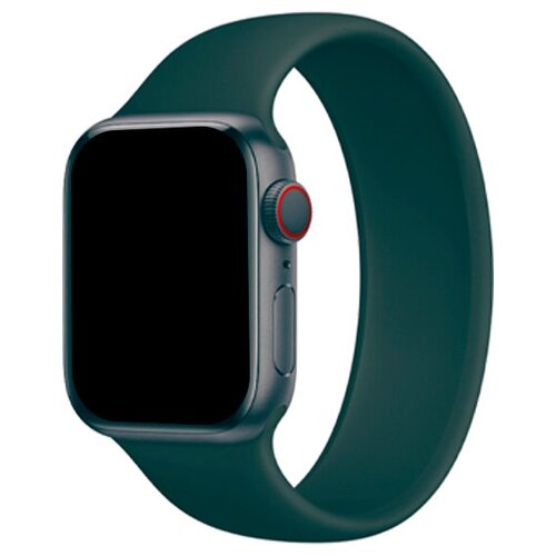 Ремешок-браслет силиконовый Solo Loop для Apple Watch 38/40/41 мм, S(128мм), зеленый кактус (11)