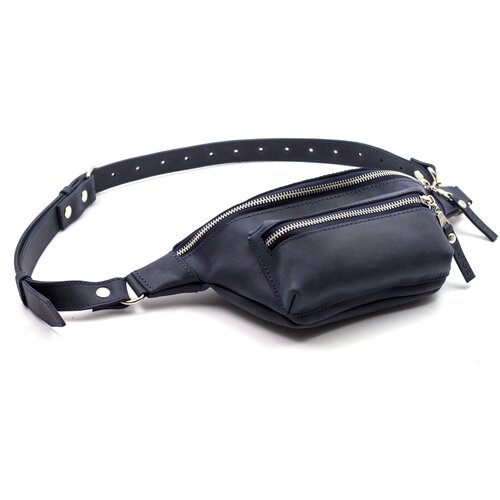 фото Поясная сумка с карманом из натуральной кожи elige