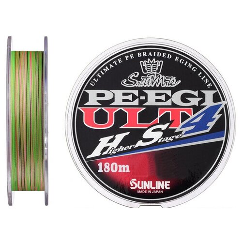 Шнур Sunline PE EGI ULT HS4 180m #0.6/0.128mm 4.5kg